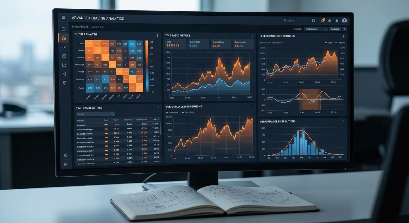 Featured visual for seven trading journal metrics